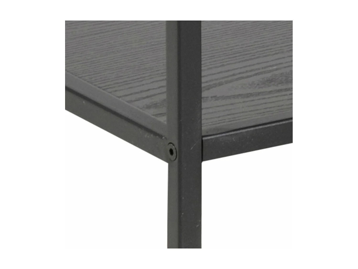 Seaford wandkast 4 planken mat zwart.