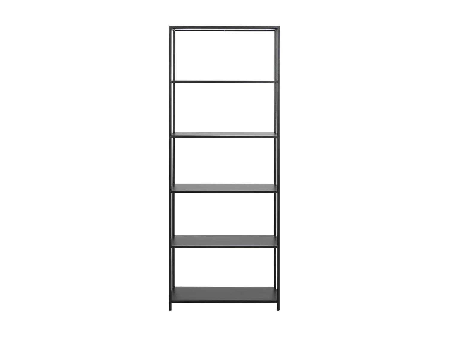 Newcastle Bibliothèque avec 5 étagères, noir.