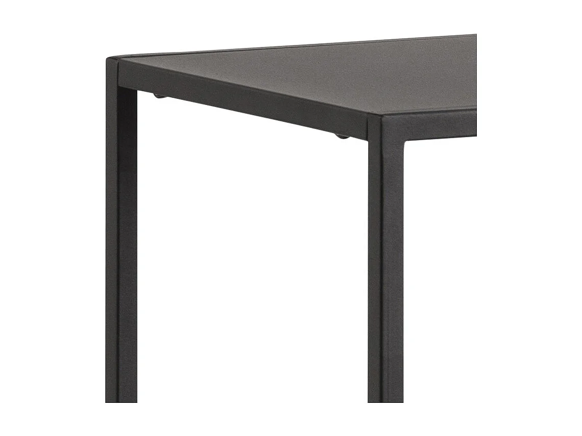 Newcastle Étagère avec 3 tablettes de rangement, noir.