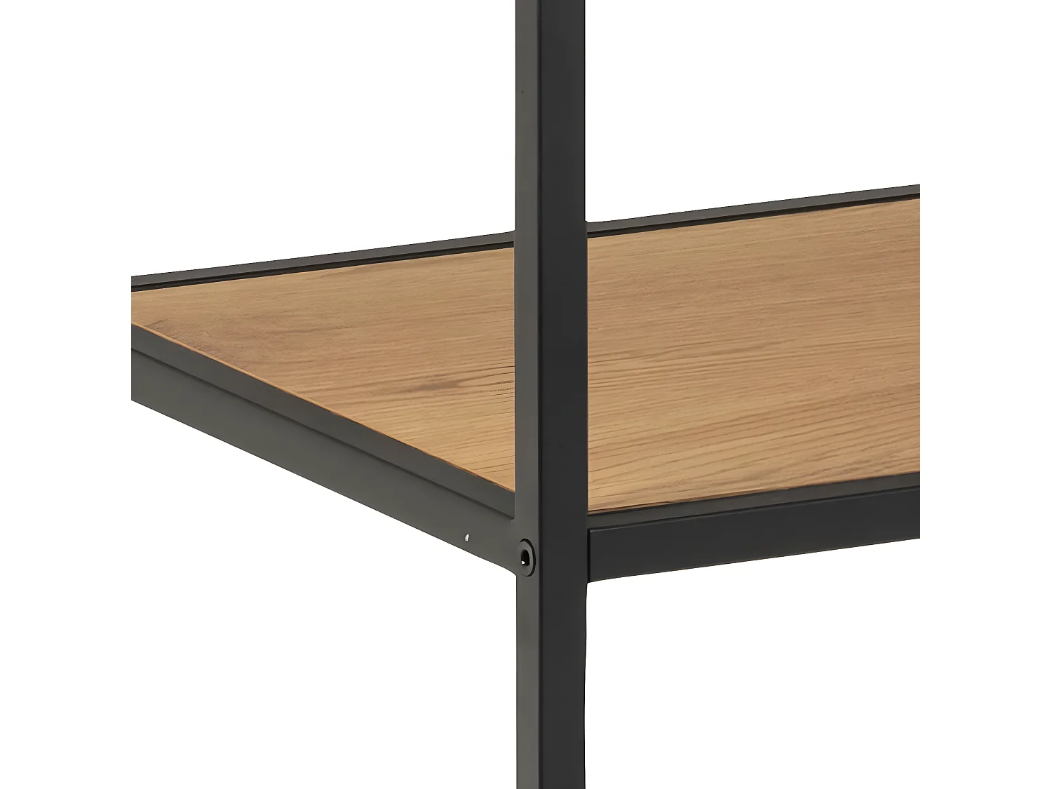 Sea wandkast 6 vakken natuur, zwart.