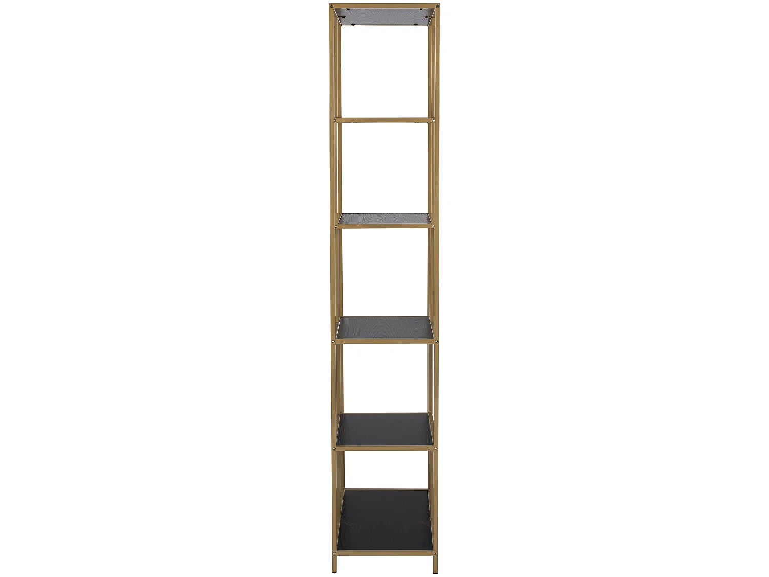 Sea Bibliothèque avec 4 tablettes de rangement, noir.