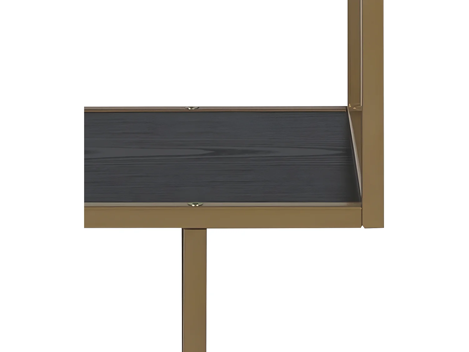 Sea Bibliothèque avec 4 tablettes de rangement, noir.