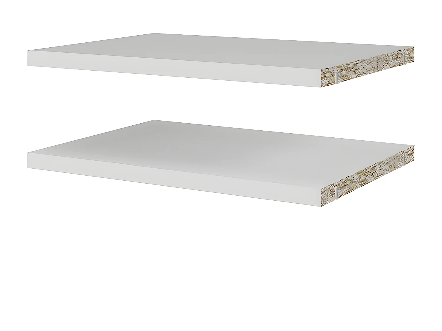 Base wandkast 2 losse legplanken 37x26,5, wit.