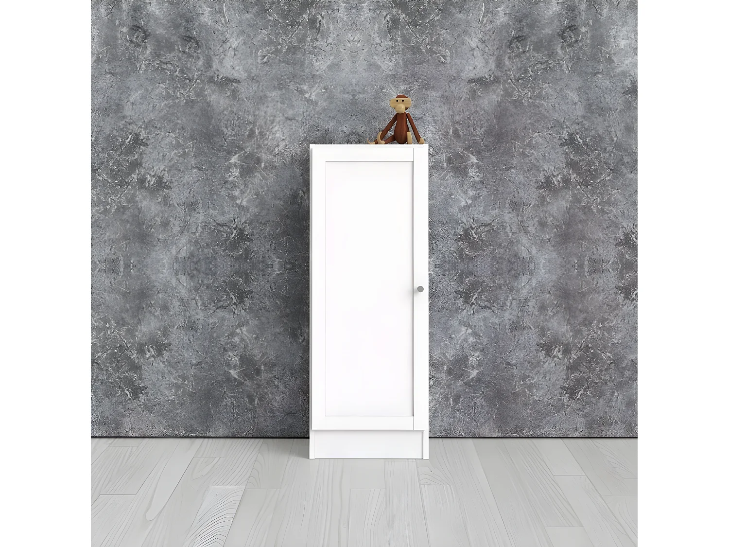 Base Étagère, 1 porte, blanc.