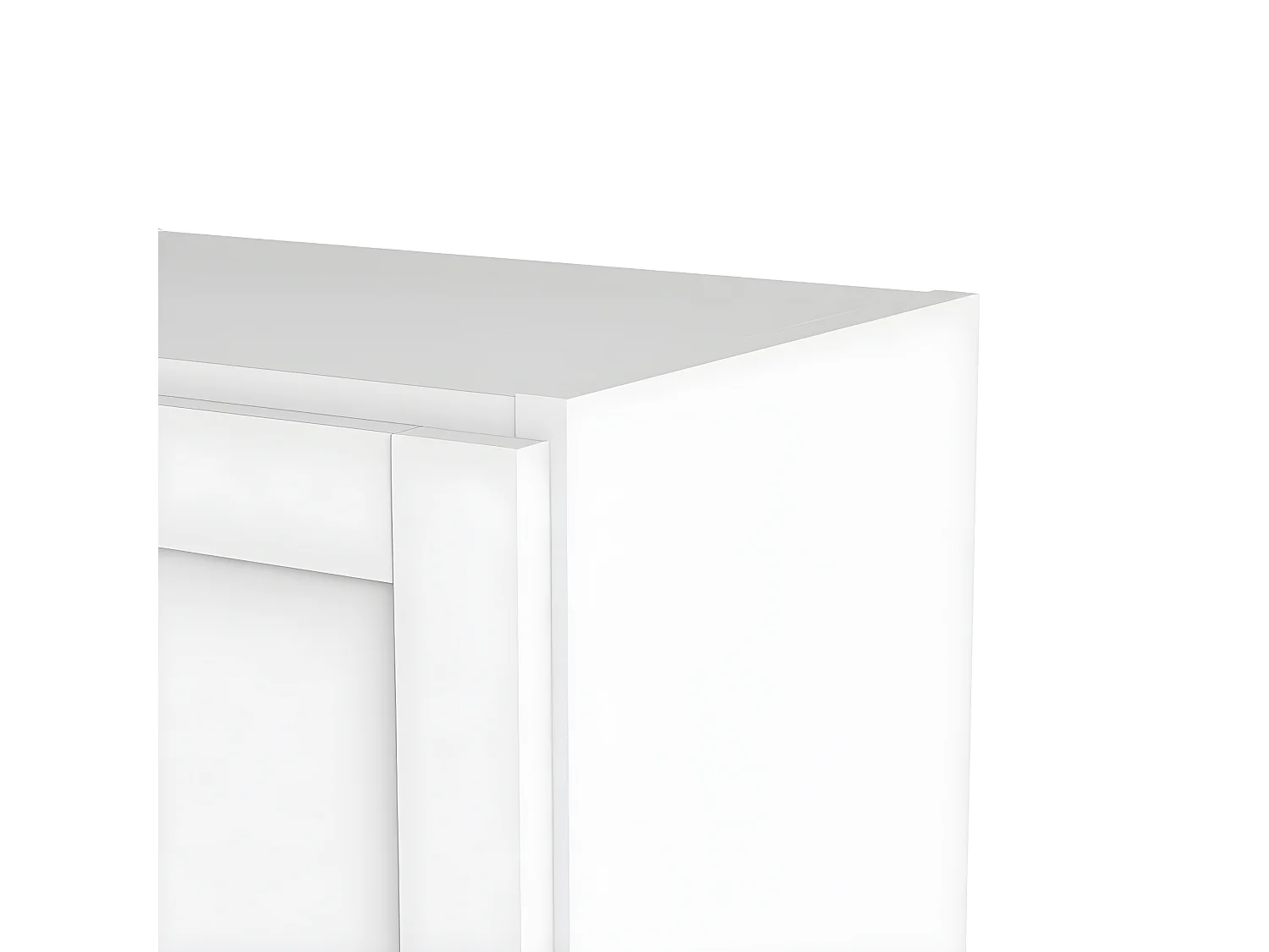 Estantería base 1 puerta color blanco.