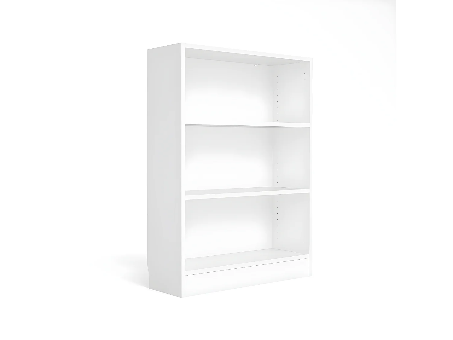 Base Étagère B 2 tablettes de rangement. Blanc. .