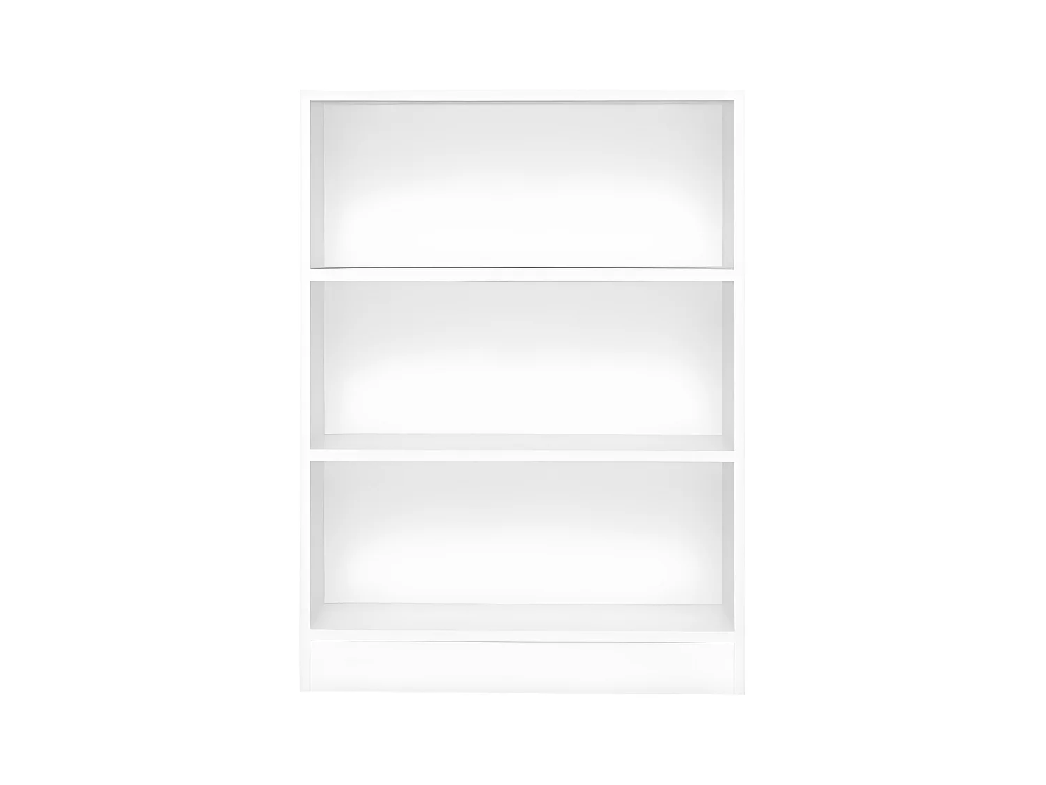 Base Étagère B 2 tablettes de rangement. Blanc. .