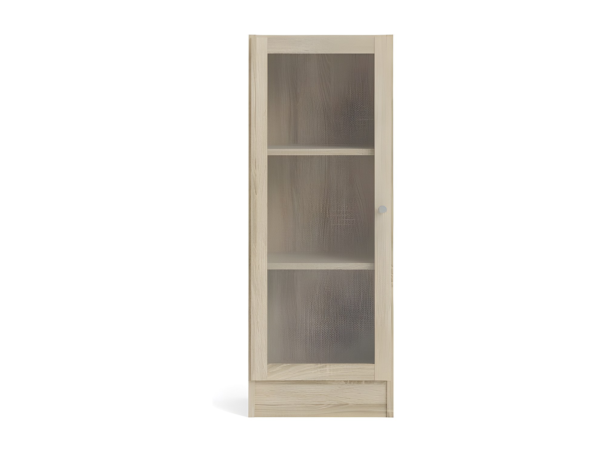 Vitrine En Chêne Massif – Une Porte Vitrée – XXe Siècle – Style Ancien