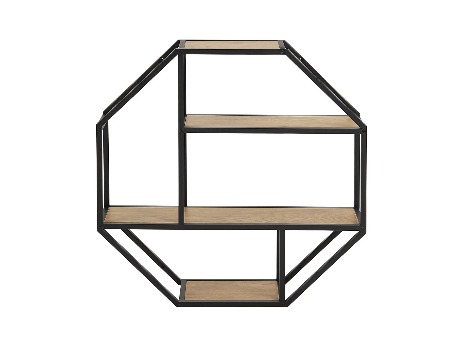 Estantería de pared Seaford 4 estantes natural.