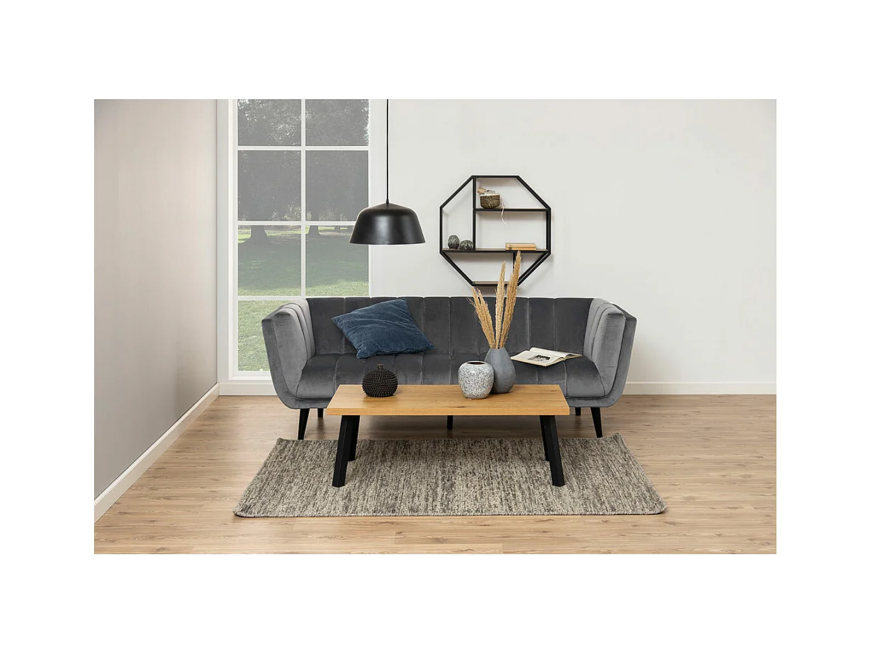 Estantería de pared Seaford 4 estantes natural.