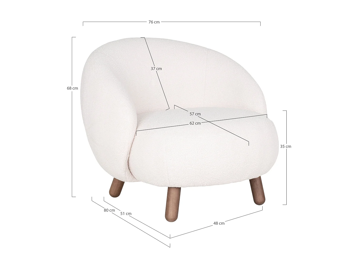 SAVONA loungestoel – Hedendaagse elegantie en absoluut comfort