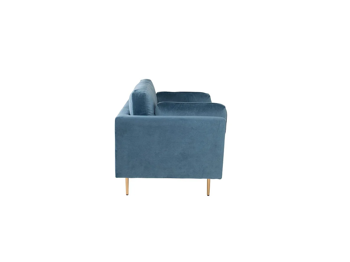 Boom Sessel Velour blau.