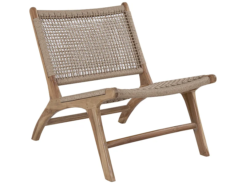 Delim fauteuil natuur.