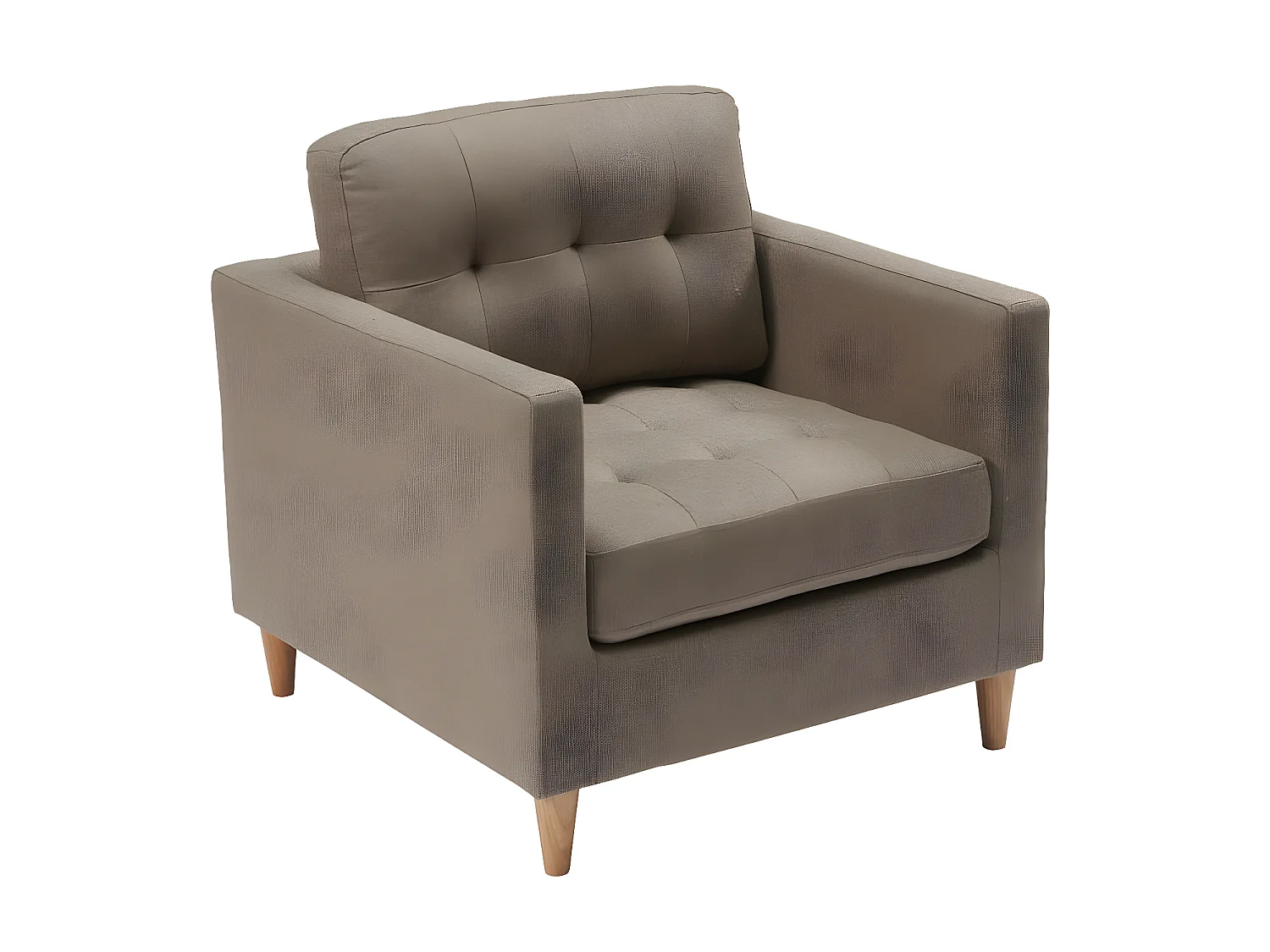 Marino fauteuil stof bruin.