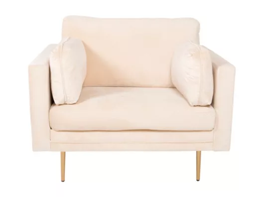 Kauf Unique Boom Sessel Velour hellbeige