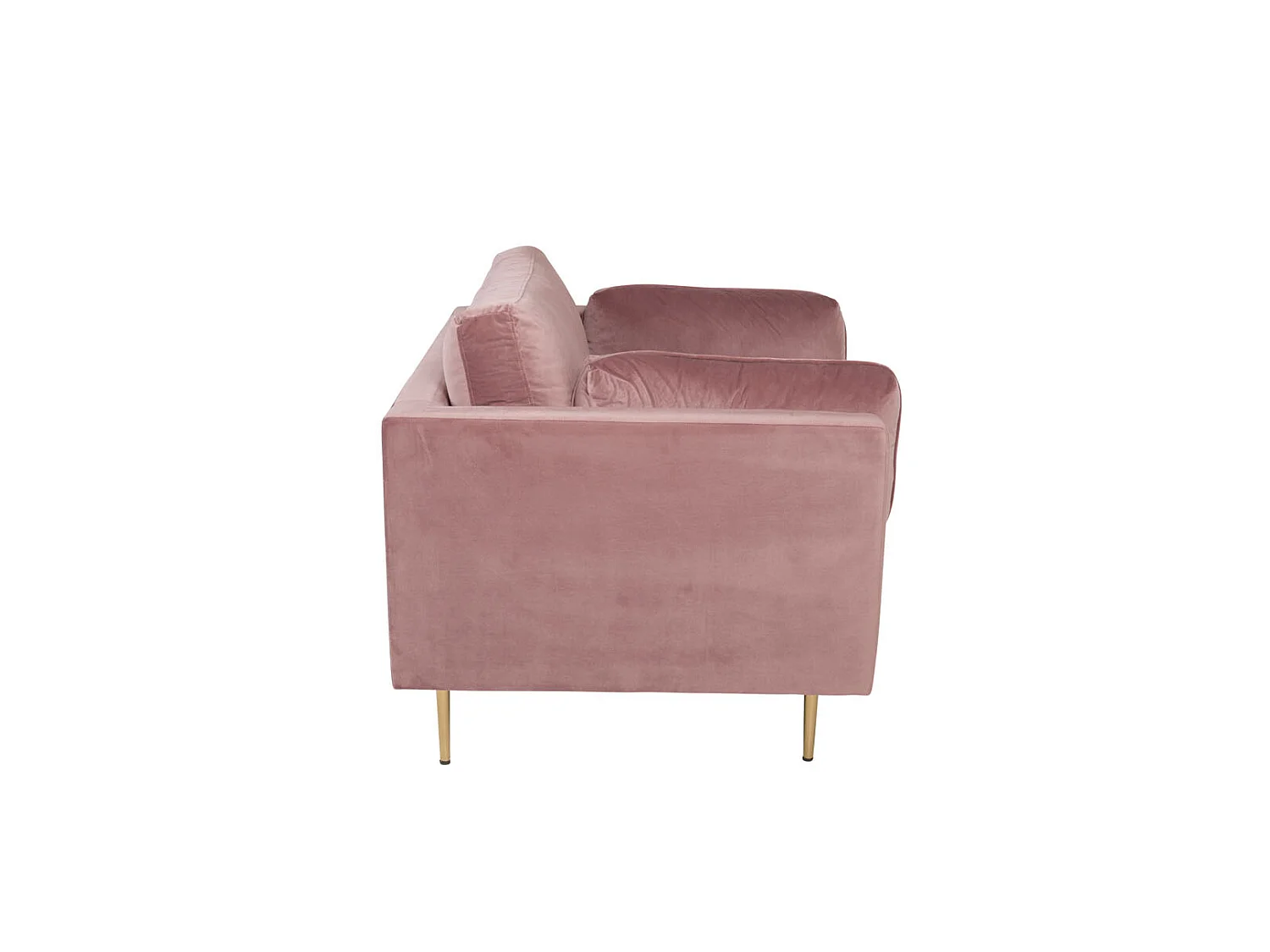 Boom Sessel Velour staubigpink.
