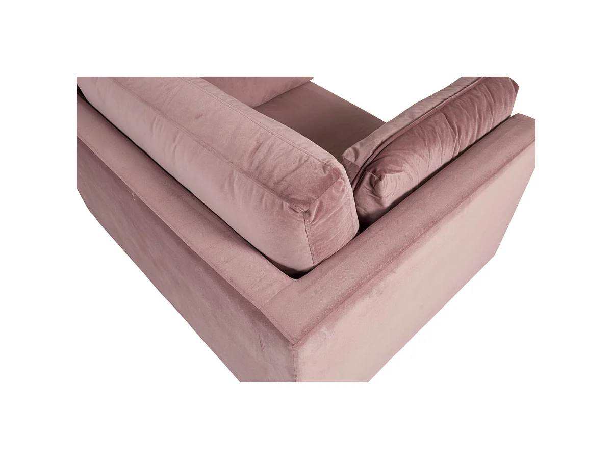 Boom Sessel Velour staubigpink.