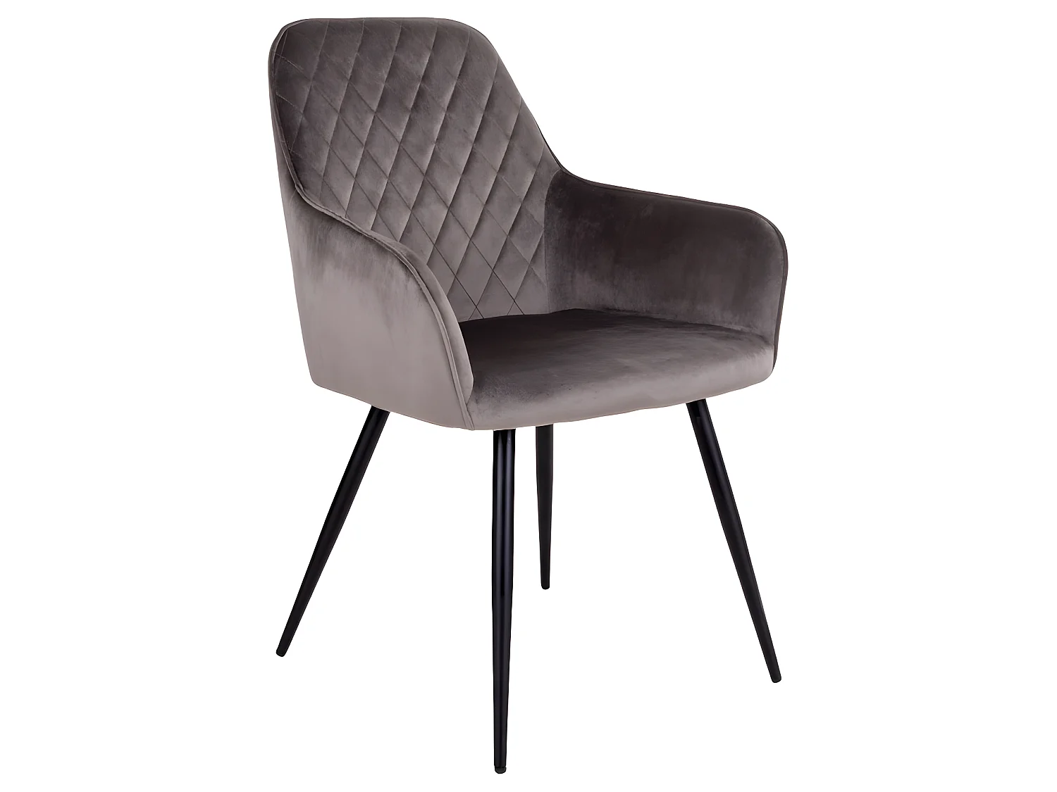 Hasse Chaise de salle à manger teinte champignon, noir.