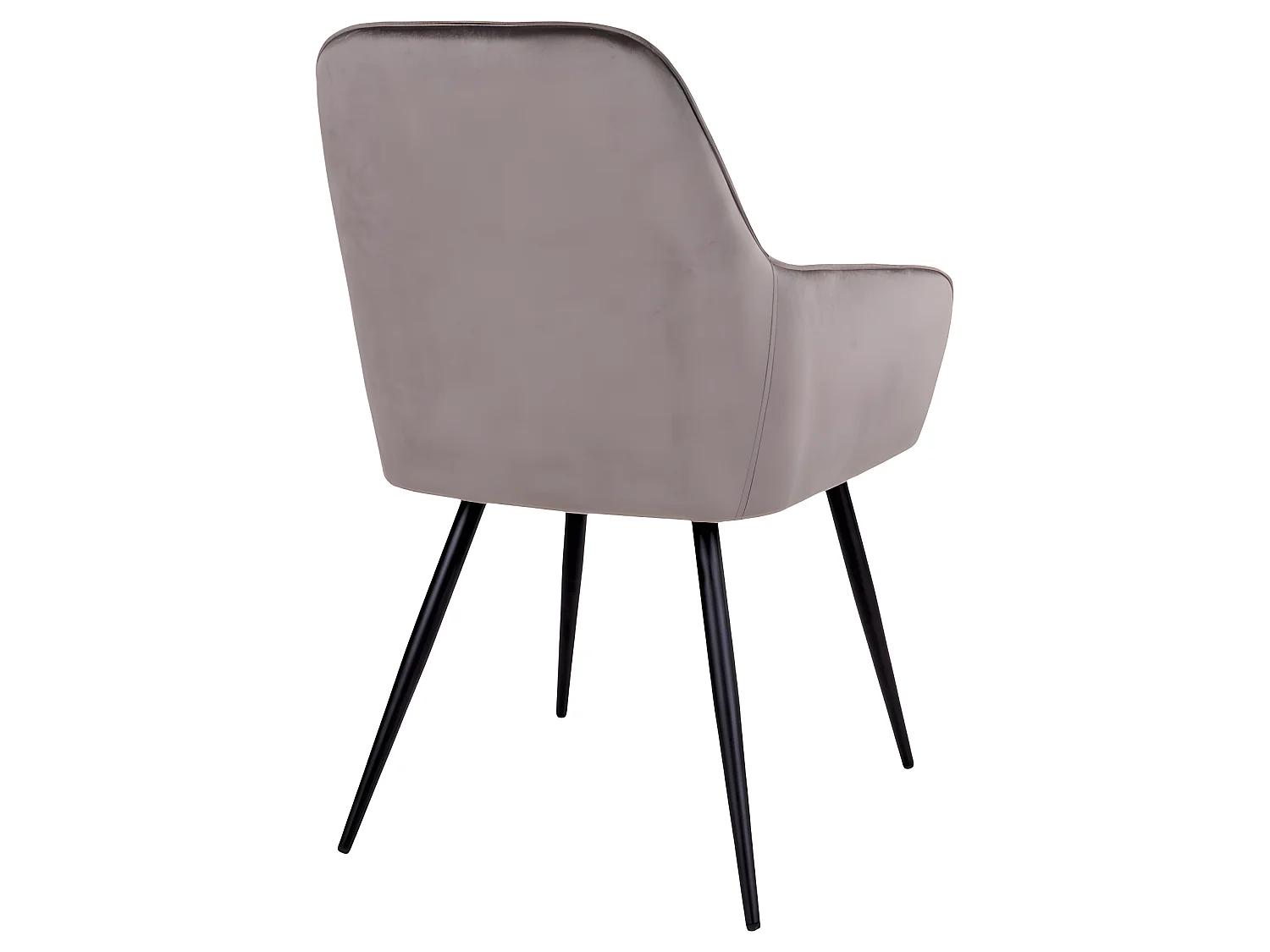 Hasse Chaise de salle à manger teinte champignon, noir.