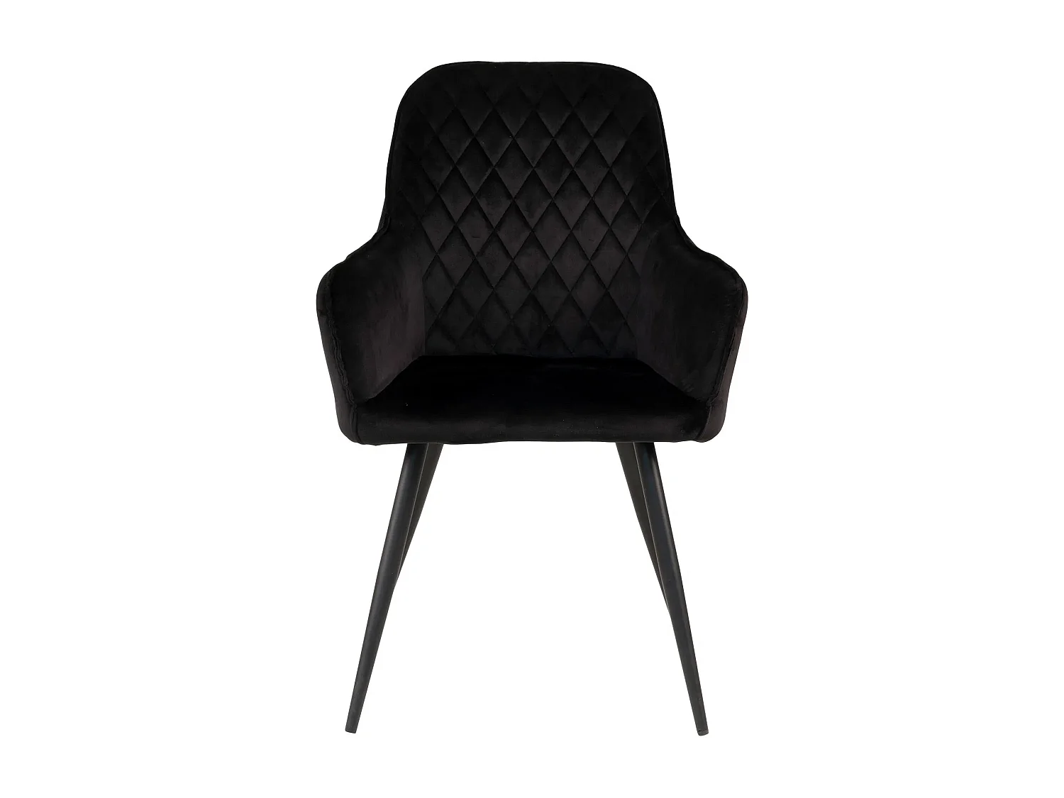 Harbo Esszimmerstuhl Velour schwarz, schwarz.