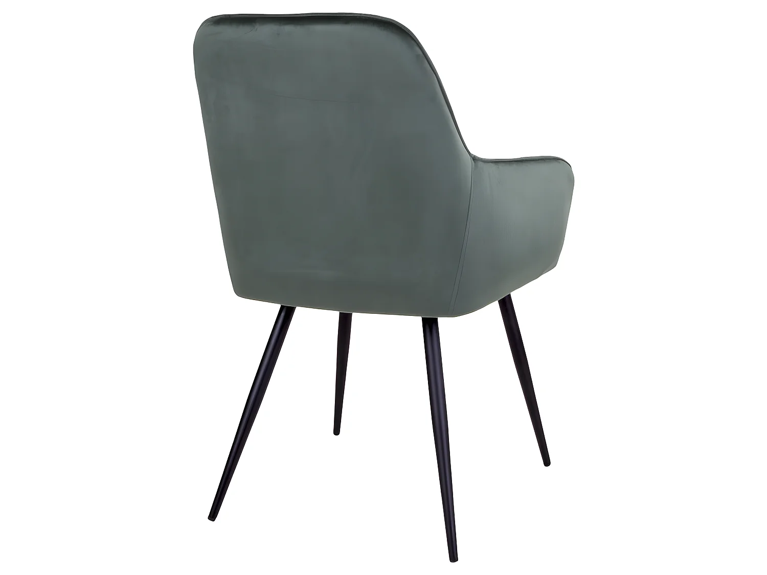 Hasse Chaise de salle à manger, vert, noir.