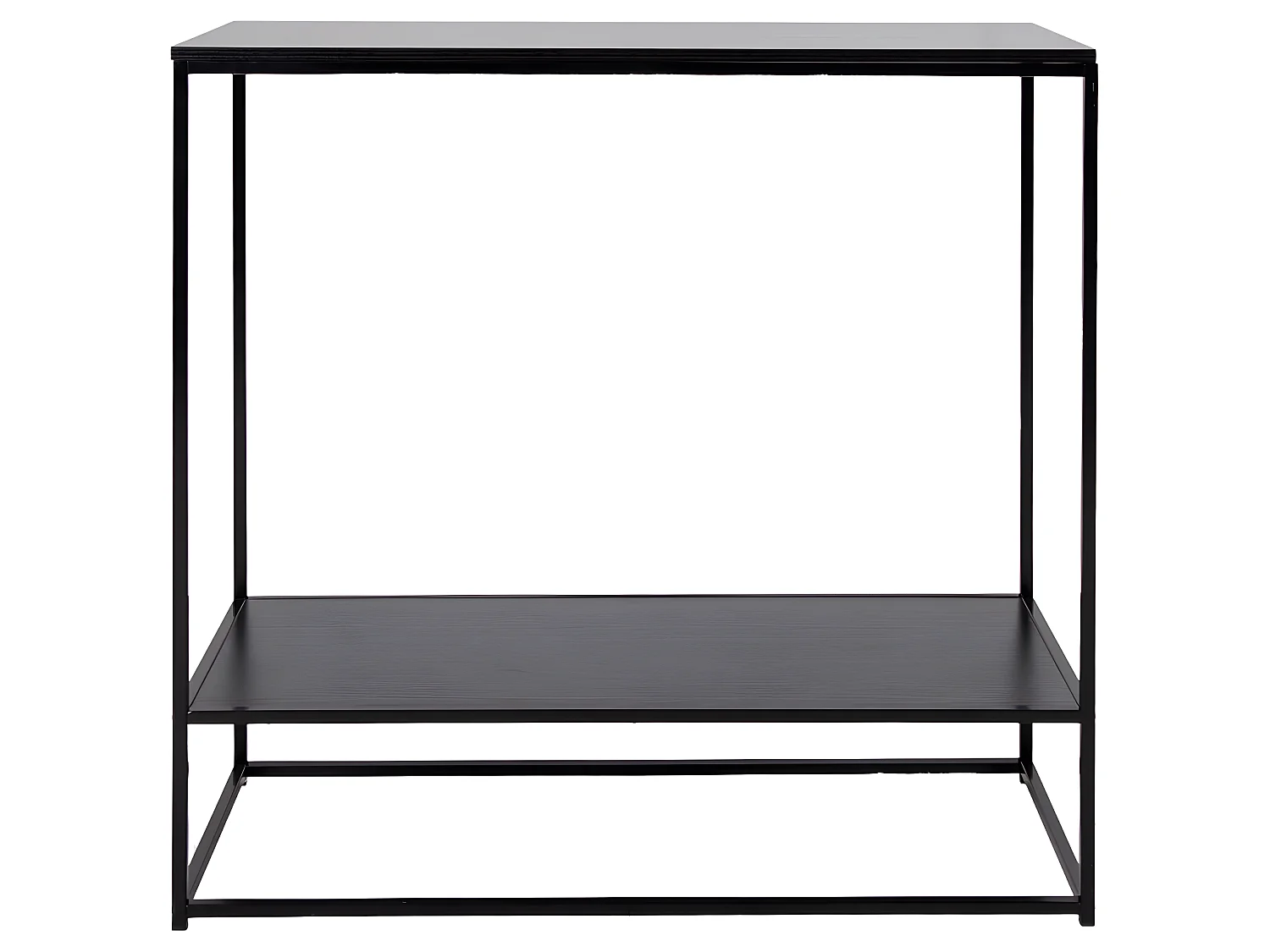 Viggo Konsolentisch 1 Ablage, schwarz.