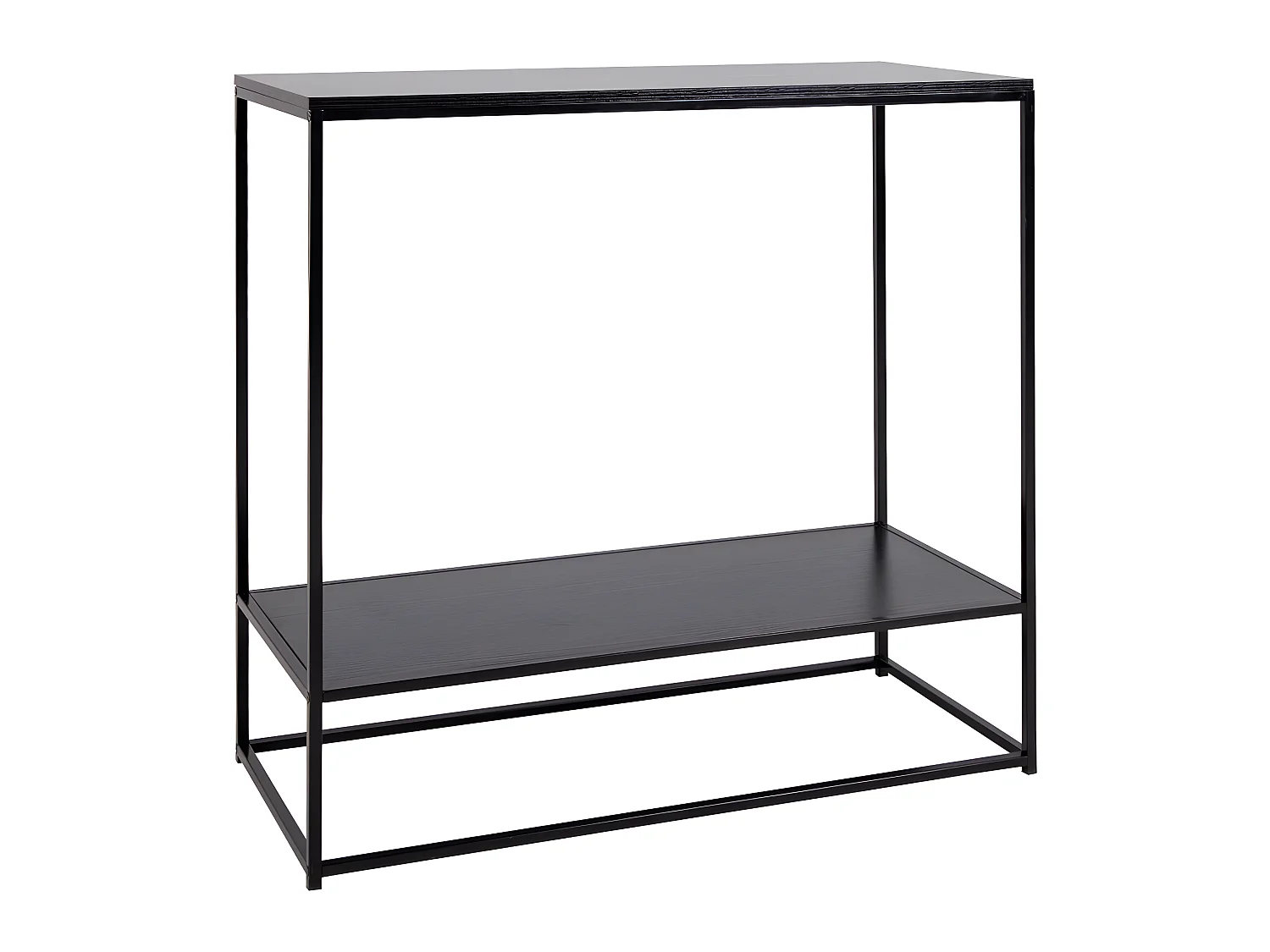 Viggo sidetable 1 plank zwart.
