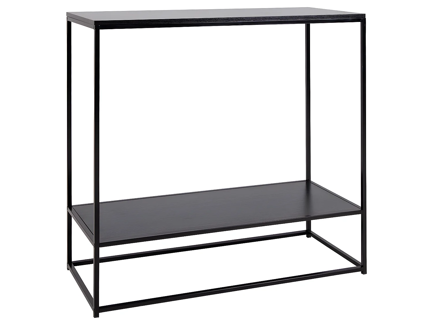 Viggo Konsolentisch 1 Ablage, schwarz.