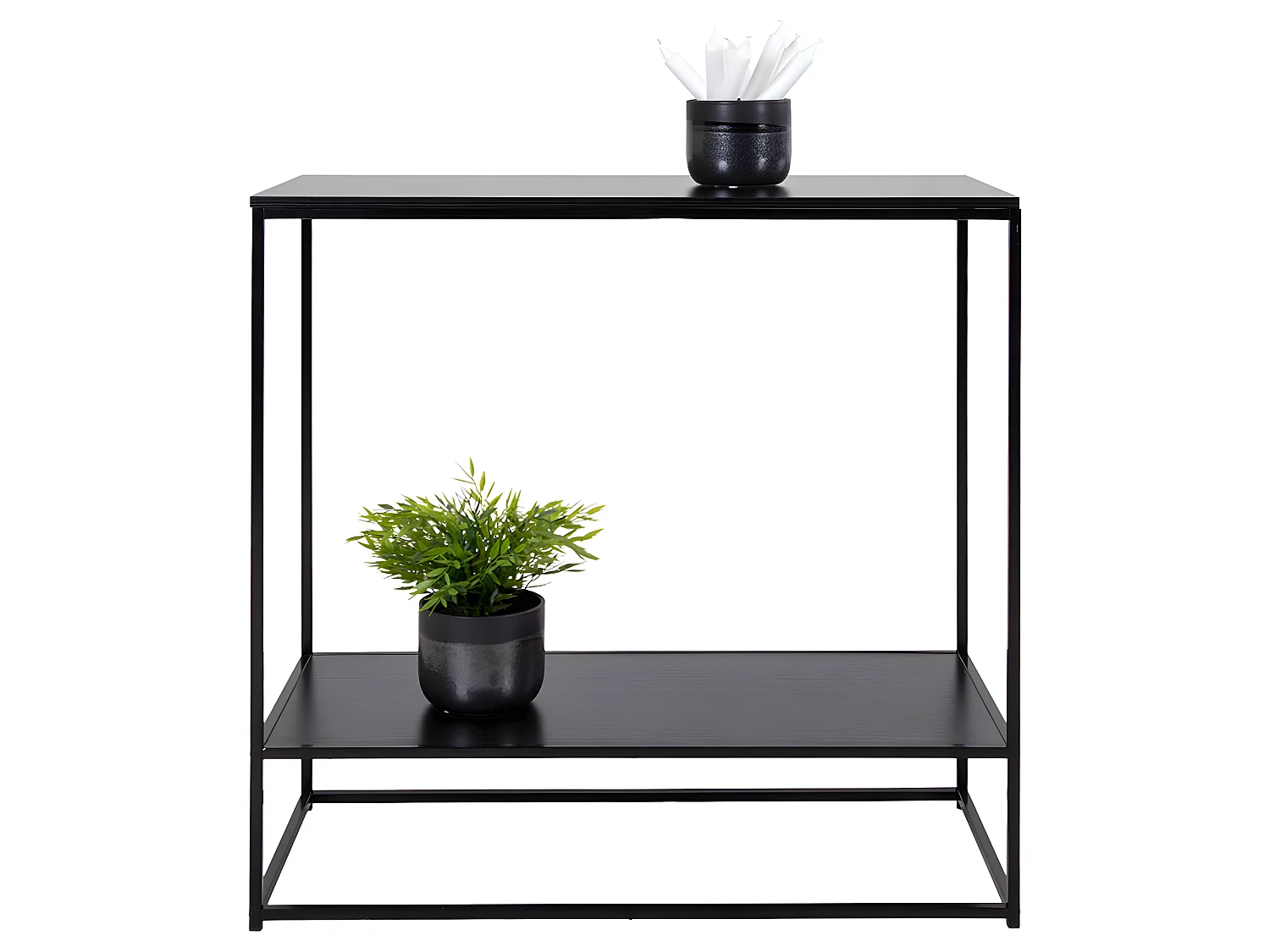 Viggo Konsolentisch 1 Ablage, schwarz.