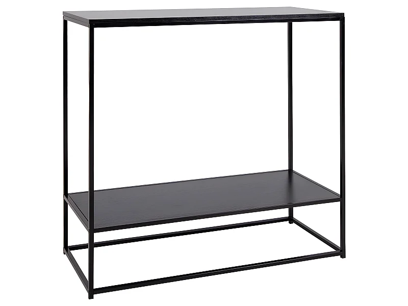 Viggo sidetable 1 plank zwart.