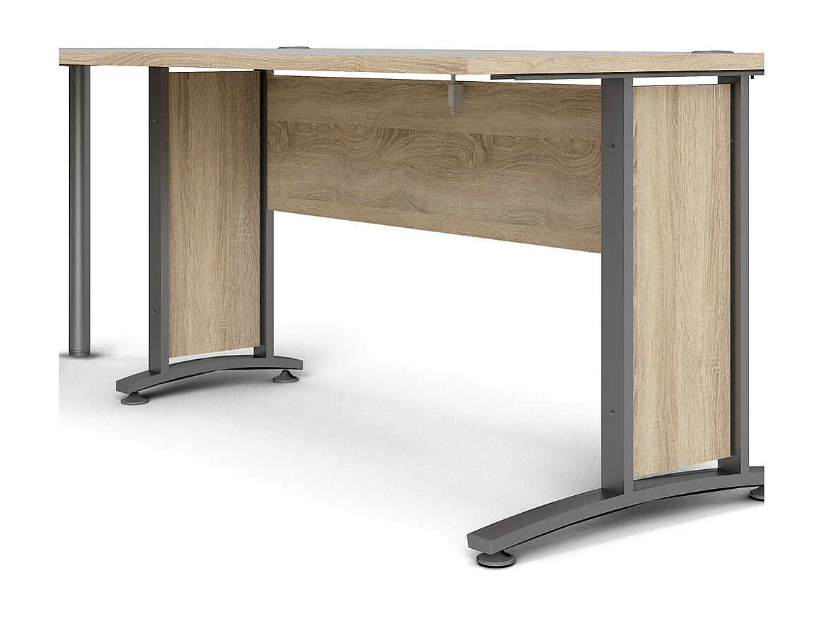 Prisme Hoekbureau, eiken decor