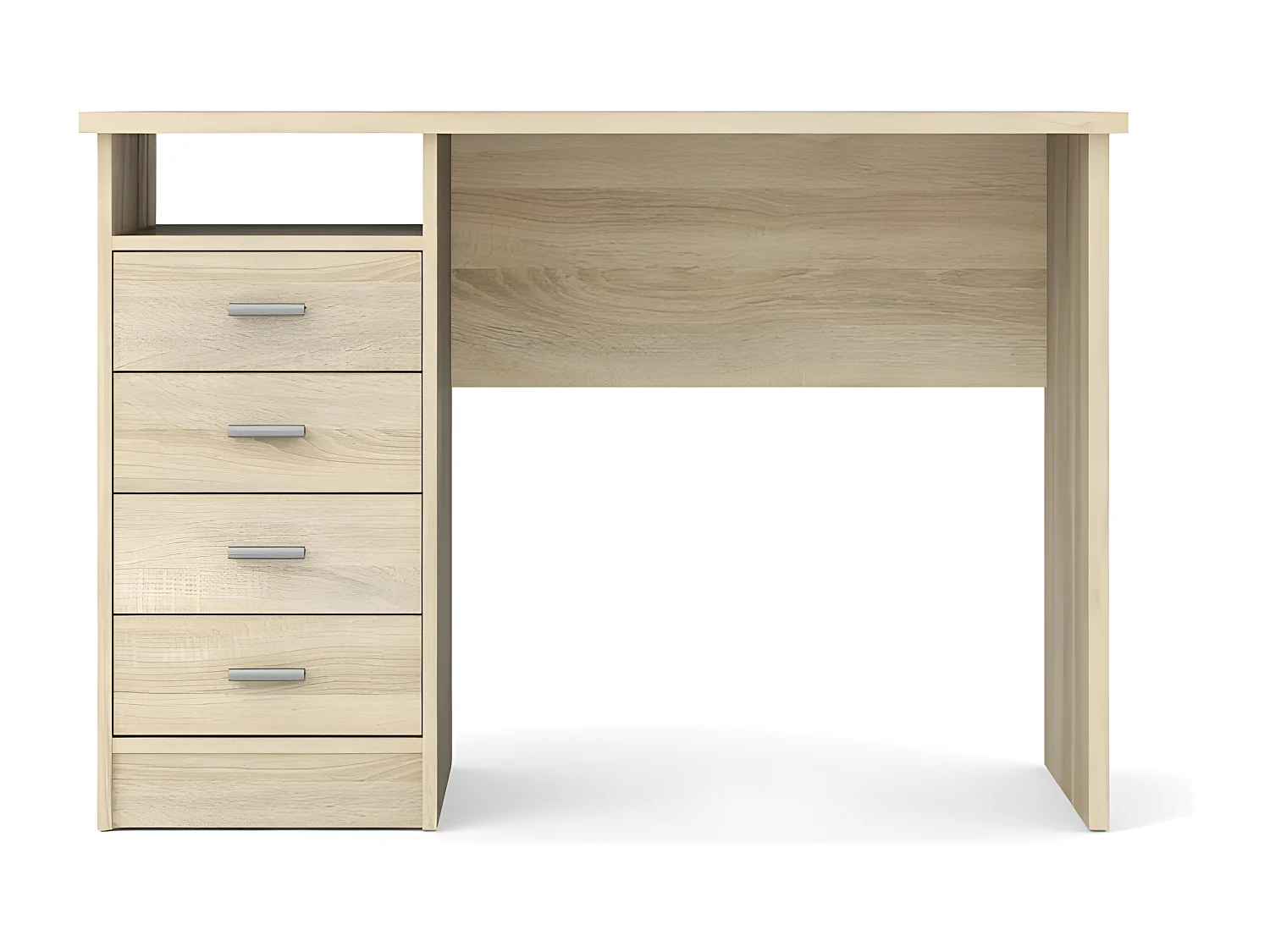 Fula Bureau 4 tiroirs, pieds en chêne.