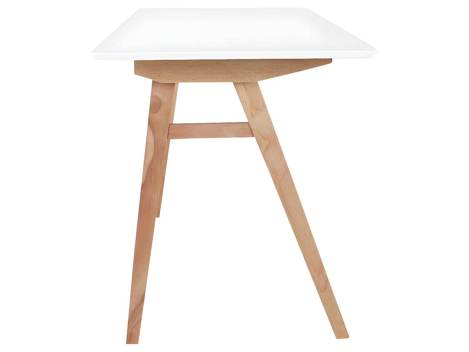 Voel bureau wit, naturel.