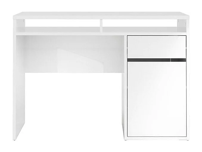 Fula bureau 2 vakken, 1 lade en 1 deur wit hoogglans.