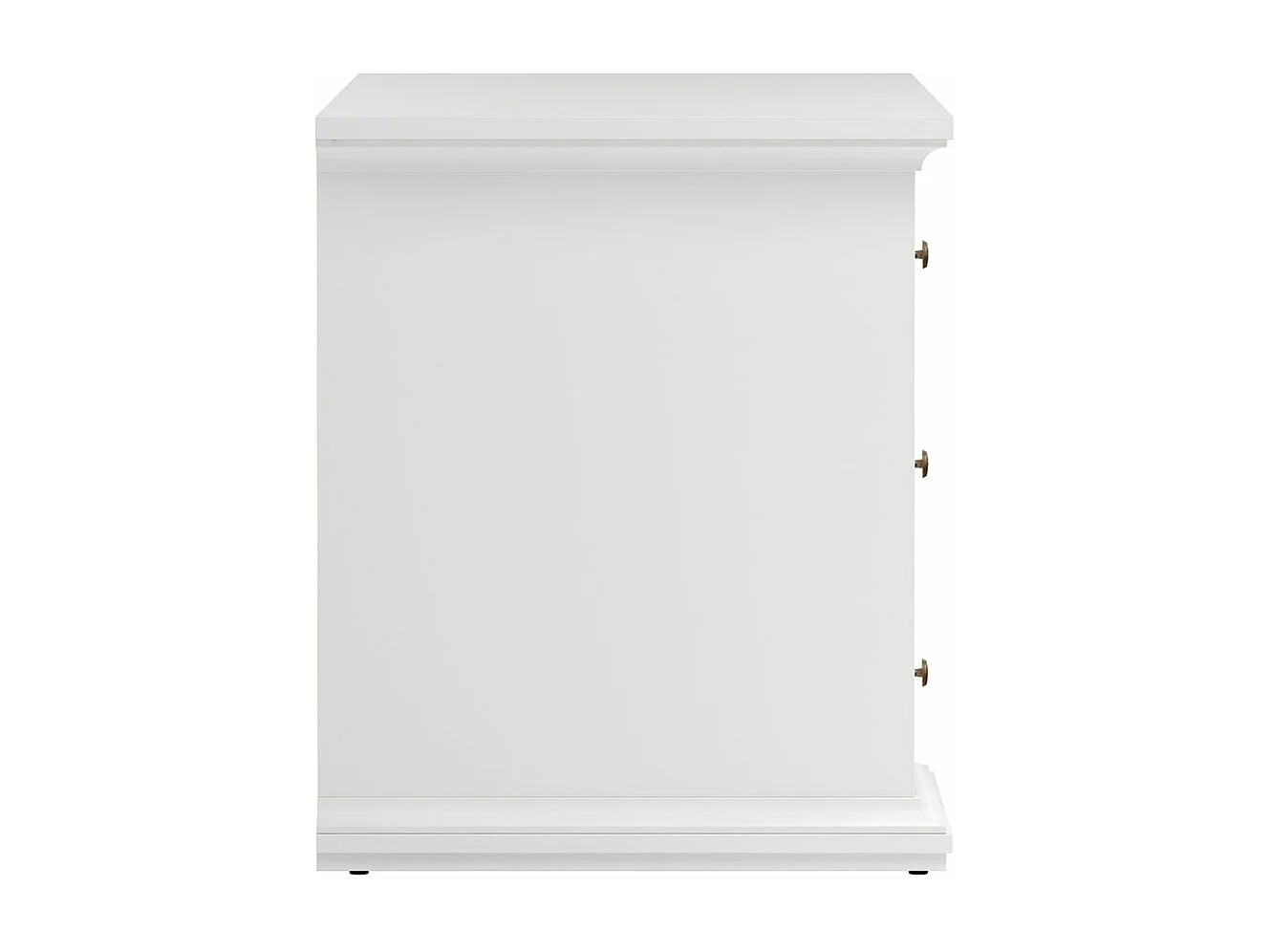 Venedig Bureau avec 3 tiroirs, largeur 130 cm, hauteur 73 cm, blanc.