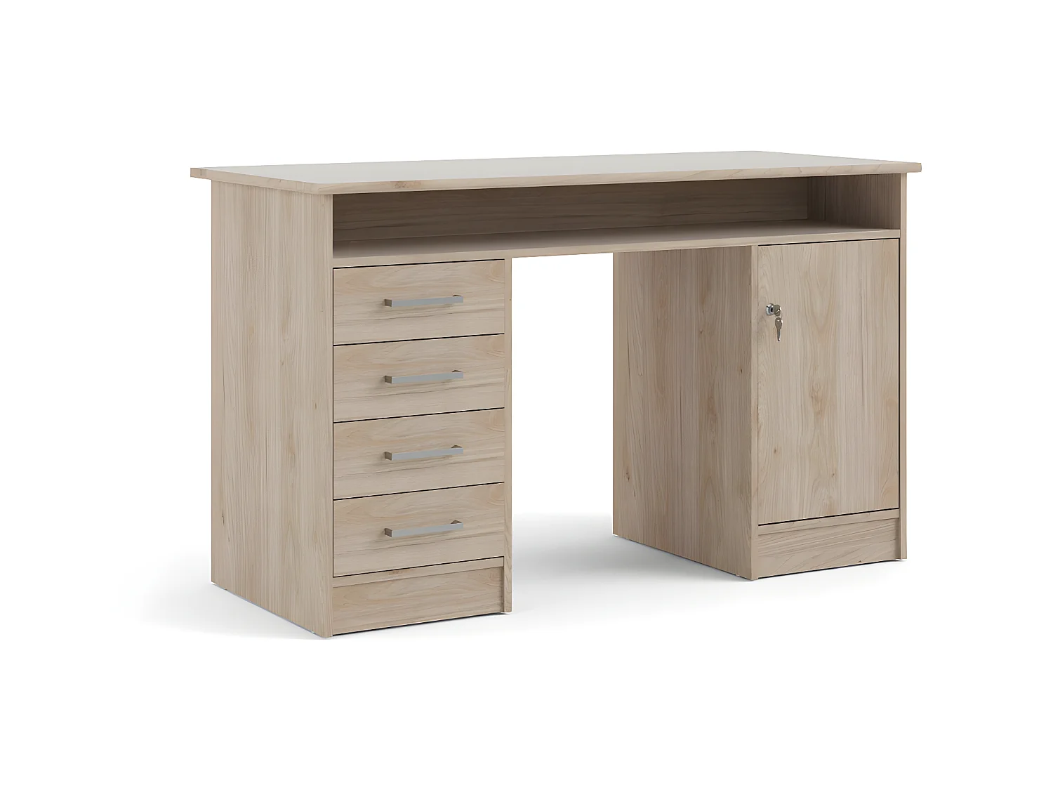 Fula bureau 4 laden Hickory decor.