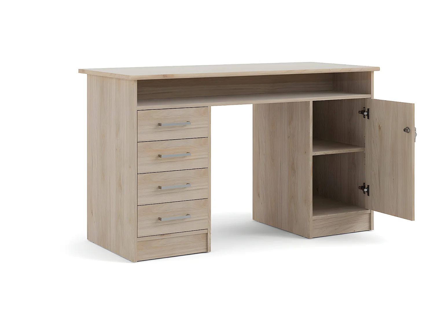 Fula bureau 4 laden Hickory decor.