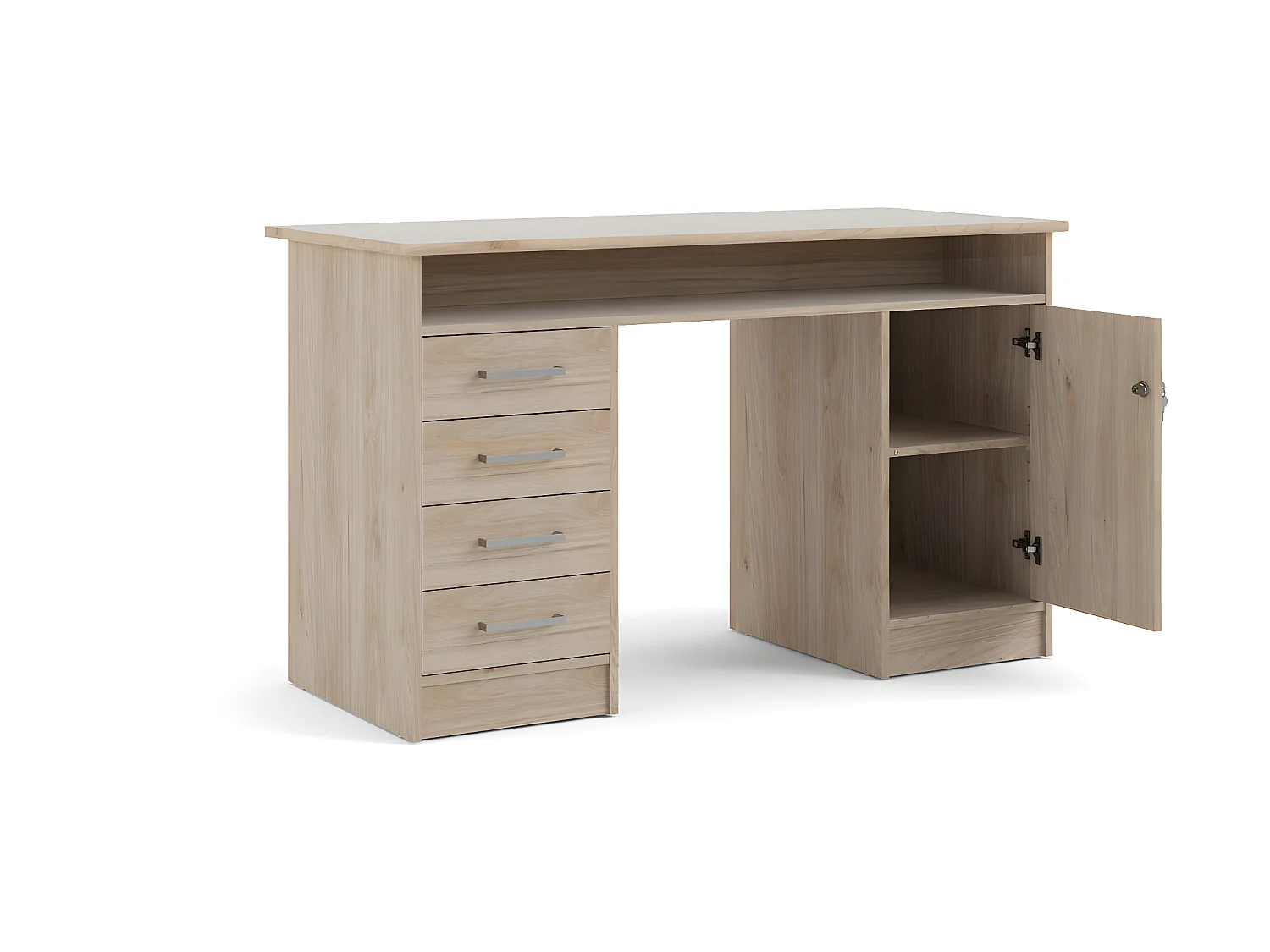Fula bureau 4 laden Hickory decor.