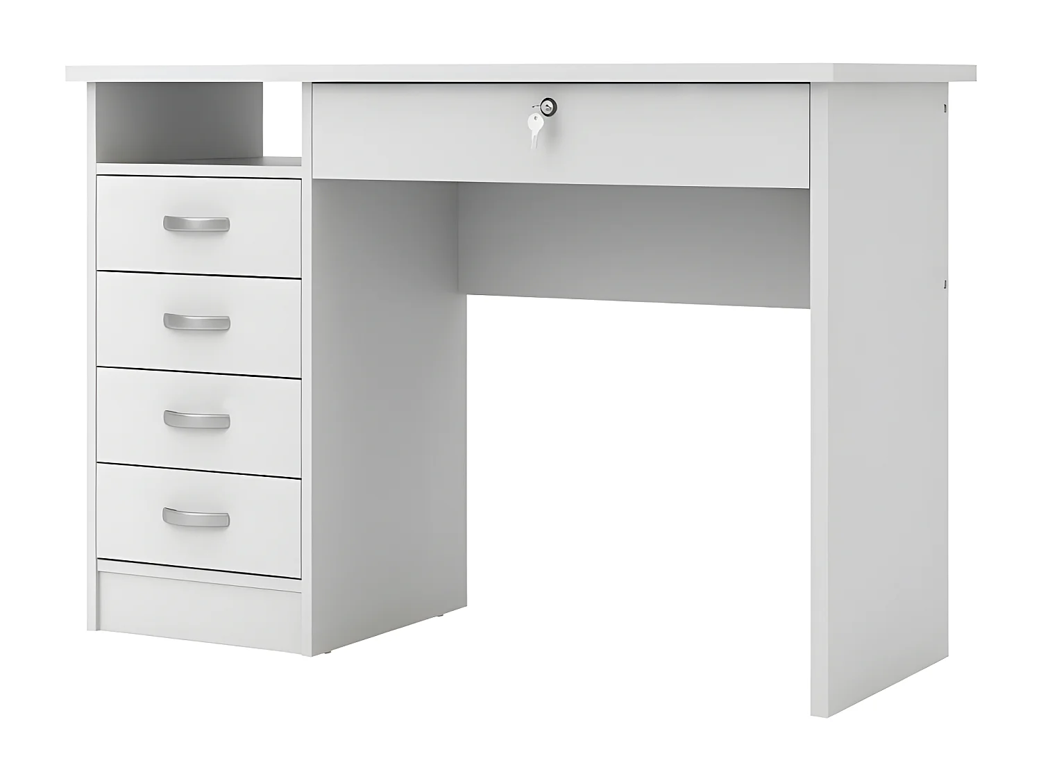 Fula bureau 5 lades wit.