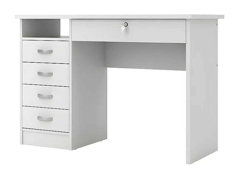 Fula bureau 5 lades wit.