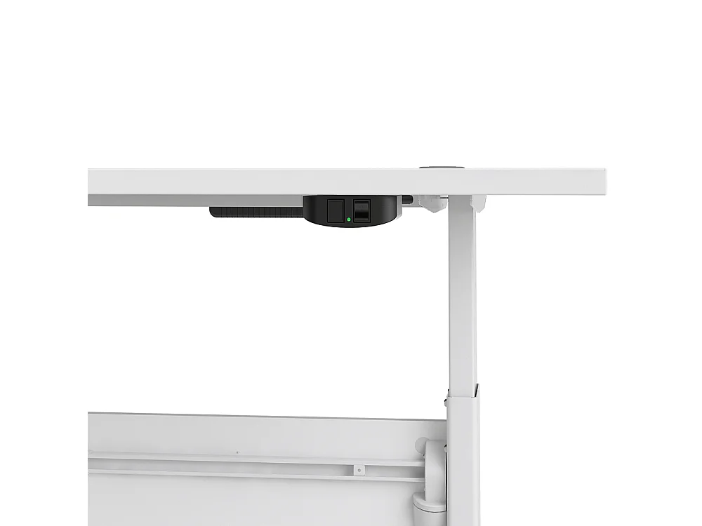 Prisme Bureau à hauteur réglable électrique, blanc