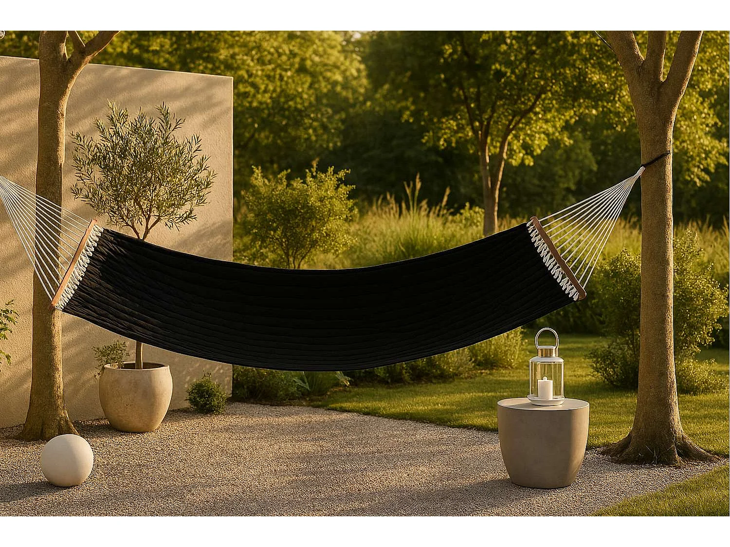 Marbella Hängematte schwarz.