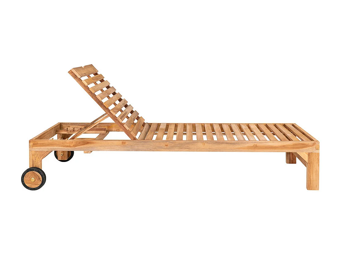 Andorra loungemeubel ligbed naturel.