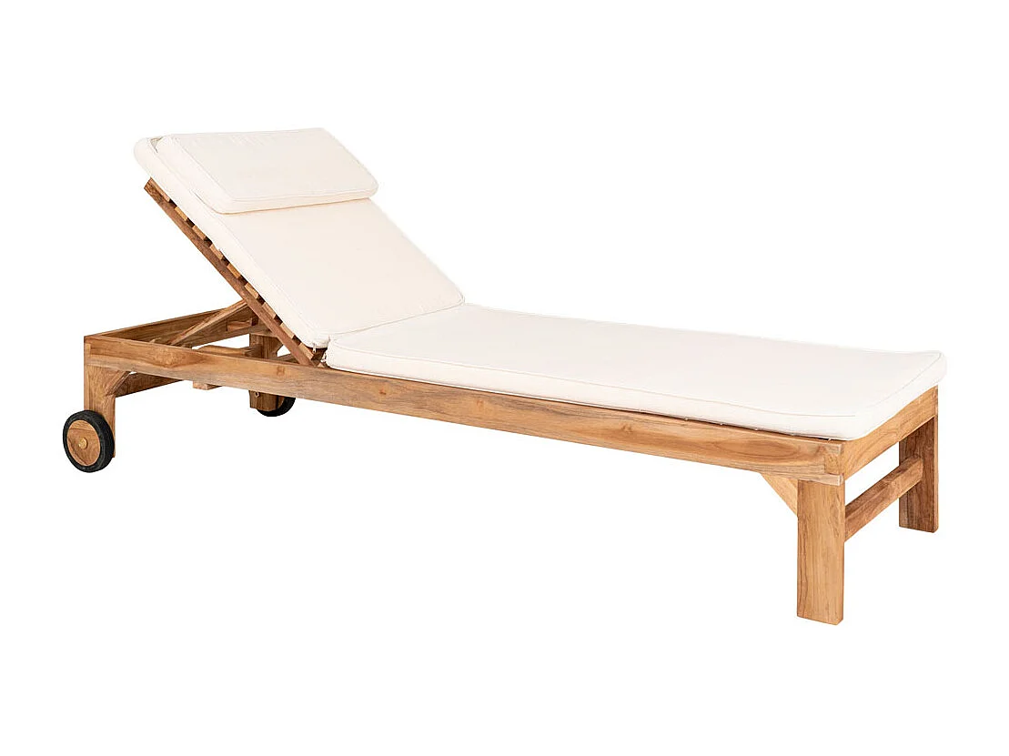 Andorra loungemeubel ligbed naturel.