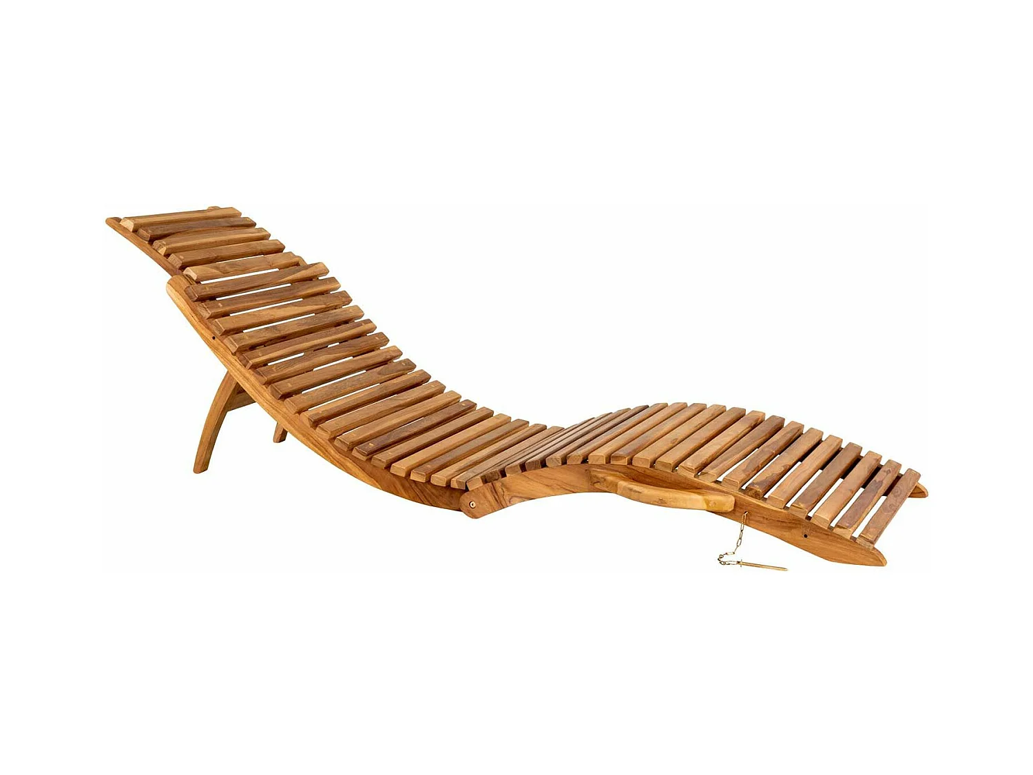 Arrieta Salon de jardin, transat, teinte naturelle.