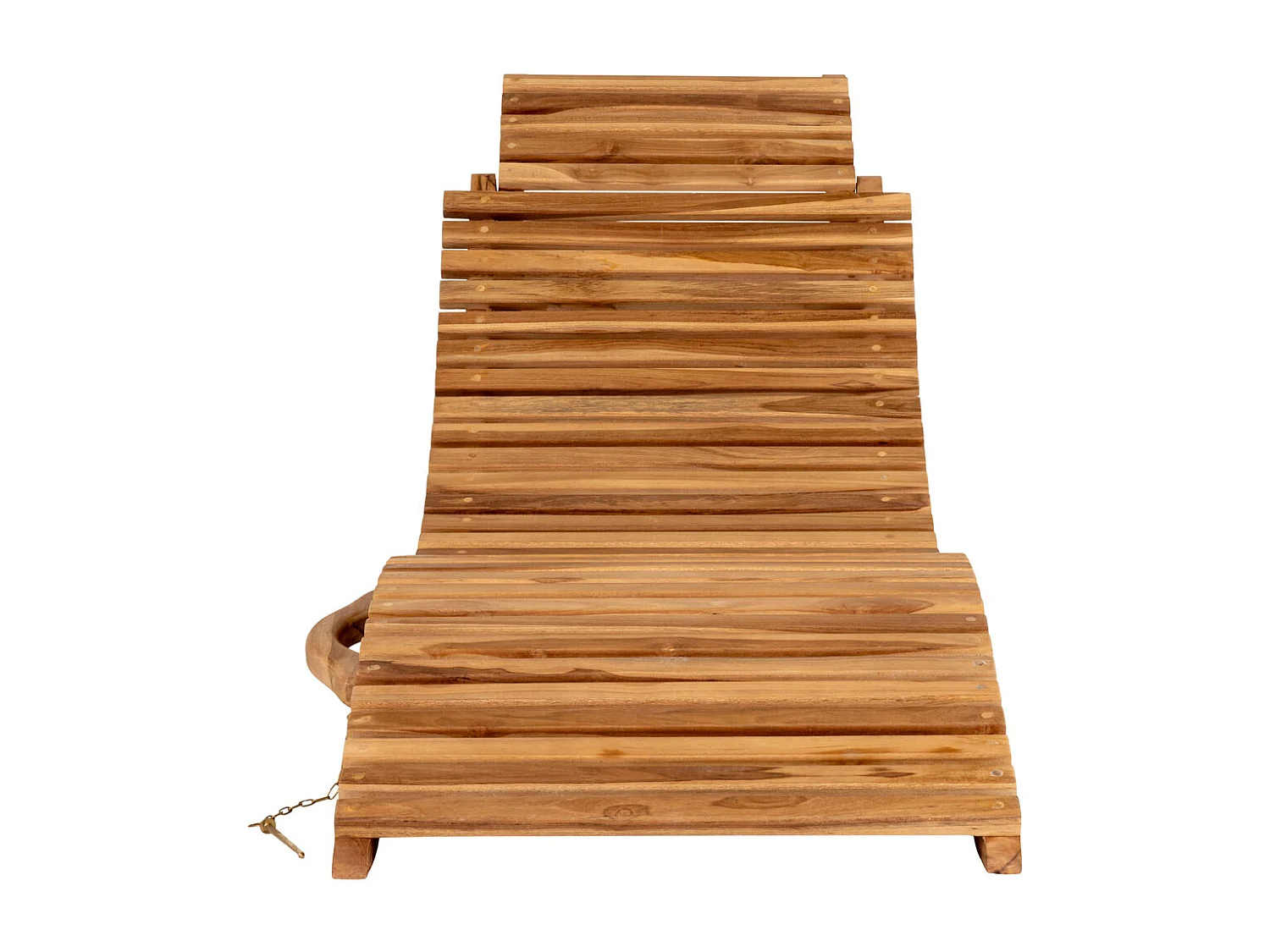 Arrieta Salon de jardin, transat, teinte naturelle.