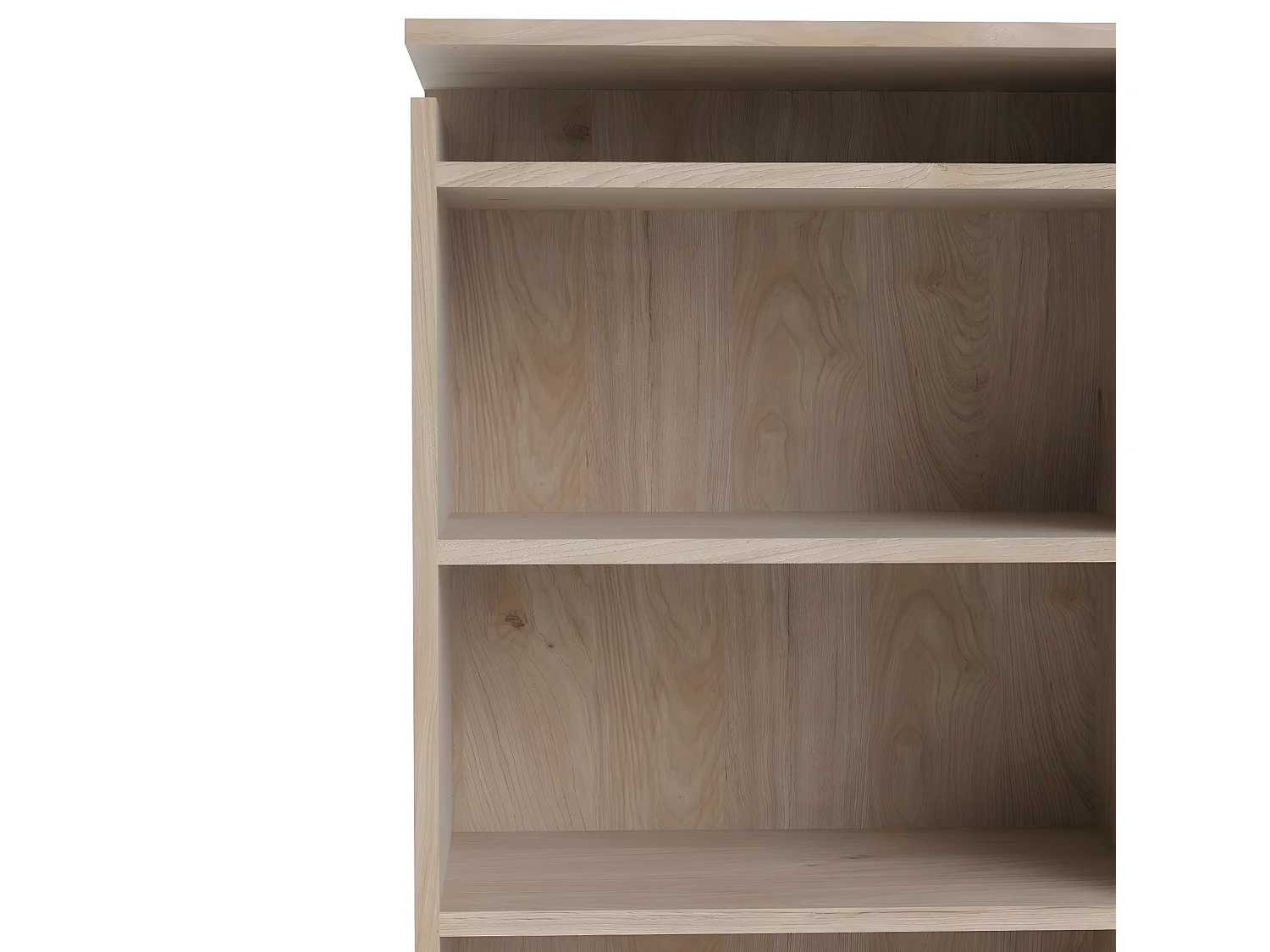 Nada Kopfteil 160 cm 4 Einlegeböden Hickory-Dekor.