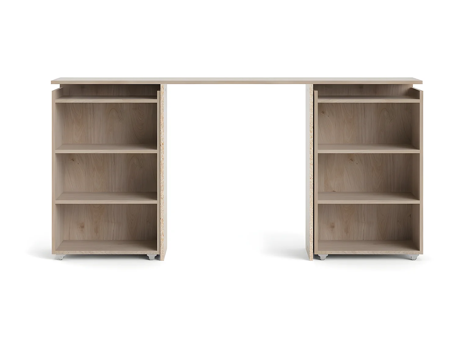 Nada Hoofdbord 160 cm 4 planken Hickory decor.