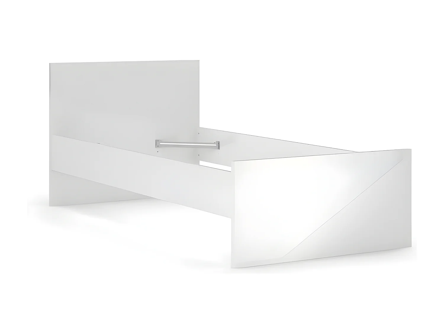 Nada Lit 90 * 190 cm, blanc brillant.