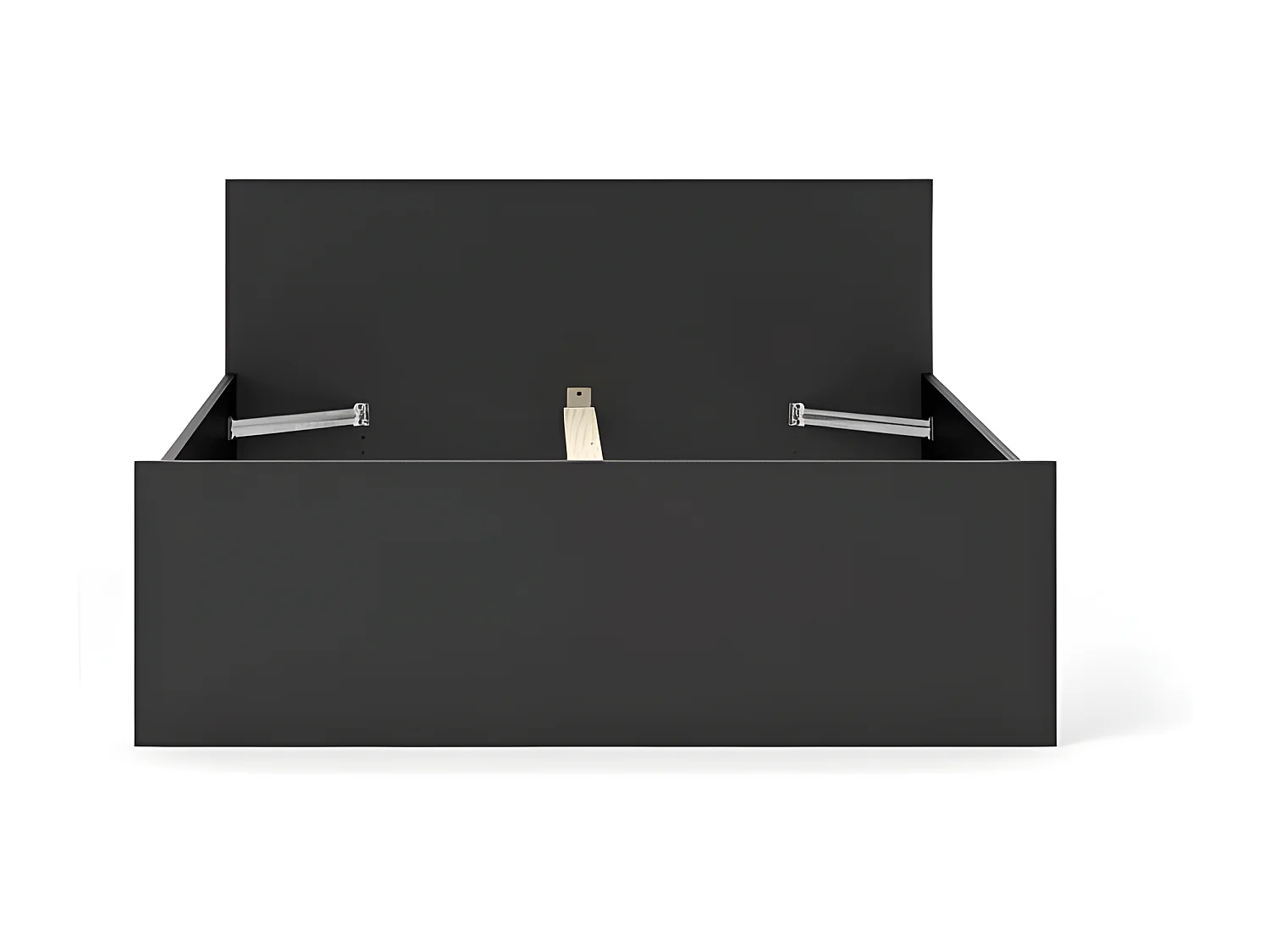 Nada bed 140*190 cm mat zwart.